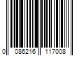 Barcode Image for UPC code 0086216117008