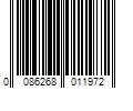 Barcode Image for UPC code 0086268011972