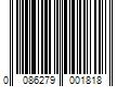 Barcode Image for UPC code 0086279001818