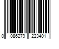 Barcode Image for UPC code 0086279223401