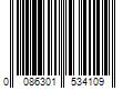 Barcode Image for UPC code 0086301534109