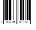 Barcode Image for UPC code 0086301801355