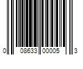 Barcode Image for UPC code 008633000053