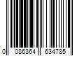 Barcode Image for UPC code 0086364634785