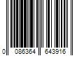 Barcode Image for UPC code 0086364643916