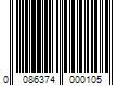 Barcode Image for UPC code 0086374000105