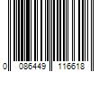 Barcode Image for UPC code 0086449116618