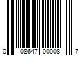 Barcode Image for UPC code 008647000087