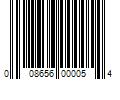 Barcode Image for UPC code 008656000054