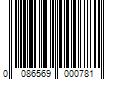 Barcode Image for UPC code 0086569000781