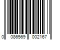 Barcode Image for UPC code 0086569002167