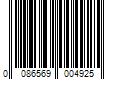 Barcode Image for UPC code 0086569004925