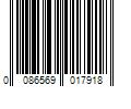 Barcode Image for UPC code 0086569017918