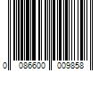 Barcode Image for UPC code 0086600009858