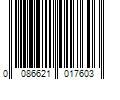 Barcode Image for UPC code 0086621017603