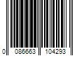 Barcode Image for UPC code 0086663104293