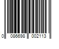 Barcode Image for UPC code 0086698002113