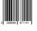 Barcode Image for UPC code 0086699671141