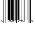 Barcode Image for UPC code 008672477915