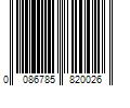 Barcode Image for UPC code 0086785820026