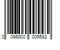 Barcode Image for UPC code 0086800005582