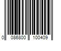 Barcode Image for UPC code 0086800100409