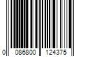 Barcode Image for UPC code 0086800124375