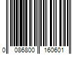 Barcode Image for UPC code 0086800160601