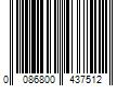 Barcode Image for UPC code 0086800437512