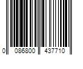 Barcode Image for UPC code 0086800437710