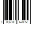 Barcode Image for UPC code 0086800670056. Product Name: Neutrogena Healthy Skin Liquid Makeup Foundation, 50 Soft Beige - 1 fl. oz