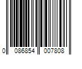 Barcode Image for UPC code 0086854007808