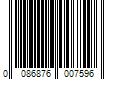 Barcode Image for UPC code 0086876007596