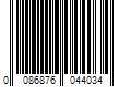 Barcode Image for UPC code 0086876044034