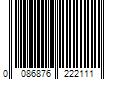 Barcode Image for UPC code 0086876222111