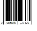 Barcode Image for UPC code 0086876227420