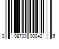 Barcode Image for UPC code 008700000436