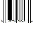 Barcode Image for UPC code 008700000474