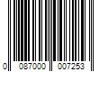 Barcode Image for UPC code 0087000007253