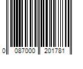 Barcode Image for UPC code 0087000201781