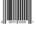 Barcode Image for UPC code 008701000091