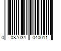 Barcode Image for UPC code 0087034040011. Product Name: 