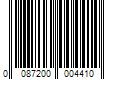 Barcode Image for UPC code 0087200004410