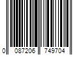 Barcode Image for UPC code 0087206749704