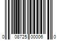 Barcode Image for UPC code 008725000060