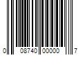 Barcode Image for UPC code 008740000007