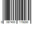 Barcode Image for UPC code 0087400119280