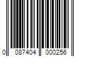 Barcode Image for UPC code 0087404000256