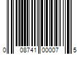 Barcode Image for UPC code 008741000075