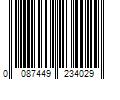 Barcode Image for UPC code 0087449234029